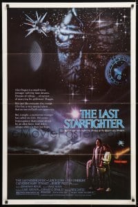 5r518 LAST STARFIGHTER 1sh 1984 Catherine Mary Stewart & Lance Guest as video game pilot!