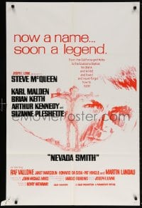 5r663 NEVADA SMITH int'l 1sh 1966 McQueen drank and killed and loved and never forgot how to hate!