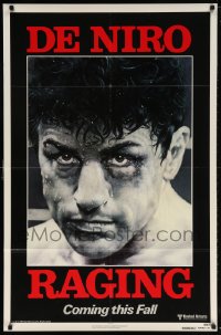 5r730 RAGING BULL advance 1sh 1980 Hagio art of Robert De Niro, Martin Scorsese boxing classic!