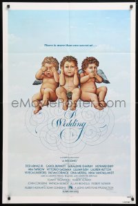 5r948 WEDDING 1sh 1978 Robert Altman, Carol Burnett, Mia Farrow, different!