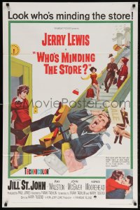 5r966 WHO'S MINDING THE STORE 1sh 1963 Jerry Lewis is the unhandiest handyman, Jill St. John