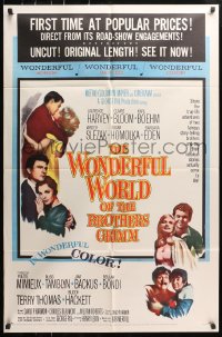 5r985 WONDERFUL WORLD OF THE BROTHERS GRIMM 1sh 1962 Harvey, Bloom, Boehm, George Pal fairy tales!