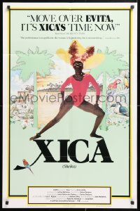 5r990 XICA 24x36 1sh 1982 Brazilian Zeze Motta, Walmor Chagas, great artwork by Bucalo and Britto!!