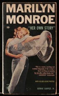 5s073 MARILYN MONROE HER OWN STORY paperback book 1961 profusely illustrated candid inside story!