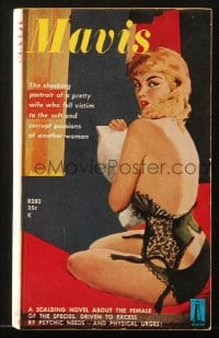 5s088 MAVIS paperback book 1953 pretty wife who fell victim to corrupt passions of another woman!