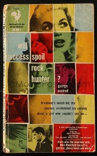 5s075 WILL SUCCESS SPOIL ROCK HUNTER paperback book 1957 Broadway's smash hit with Jayne Mansfield!