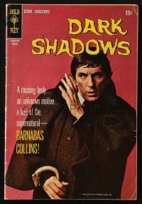 5s029 DARK SHADOWS #2 comic book 1969 Jonathan Frid as vampire Barnabas Collins from the TV show!
