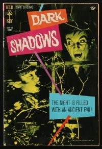5s033 DARK SHADOWS #6 comic book 1970 Jonathan Frid as Barnabas Collins from the TV show!