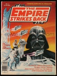 5s039 EMPIRE STRIKES BACK 8x11 comic book 1980 Marvel Super Special Magazine #16, great cover art!
