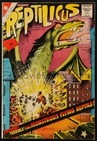 5s051 REPTILICUS vol 1 no 1 comic book 1961 the monstrous flying reptile, awesome, incredible!