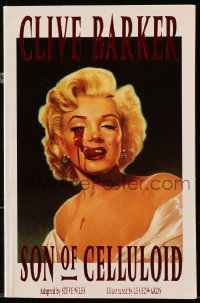 5s057 SON OF CELLULOID graphic novel 1991 Clive Barker, gruesome cover art of Marilyn Monroe!