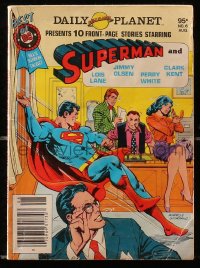 5s062 SUPERMAN vol 2 #6 digest comic book 1980 The Daily Planet presents 10 front-page stories!