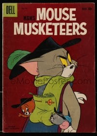 5s064 TOM & JERRY #16 comic book 1959 MGM's Mouse Musketeers, Dell comic!