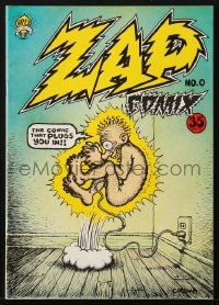 5s014 ZAP COMIX #0 fourth printing comic book 1968 with classic Meatball by Robert Crumb!