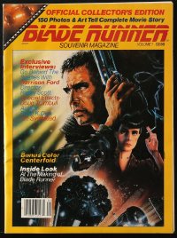 5s132 BLADE RUNNER vol 1 no 1 magazine 1982 John Alvin cover art, official collector's edition!