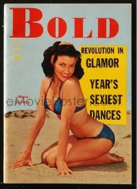 5s135 BOLD digest magazine May 1956 the year's sexiest dances, sexy Mara Corday on the cover!