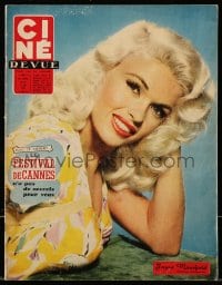 5s146 CINE REVUE French magazine May 16, 1958 great cover portrait of sexy Jayne Mansfield!
