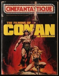 5s149 CINEFANTASTIQUE magazine April 1982 The Filming of Conan the Barbarian, Casaro cover art!