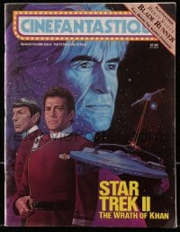 5s150 CINEFANTASTIQUE magazine Aug 1982 Roger Stine art, Star Trek II & Blade Runner double issue!