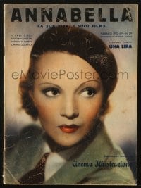 5s162 CINEMA ILLUSTRAZIONE Italian magazine supplement February 1937 all about Annabella!