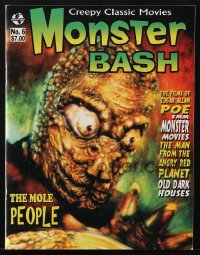 5s399 MONSTER BASH magazine 2007 great cover art of The Mole People by Lorraine Bush!