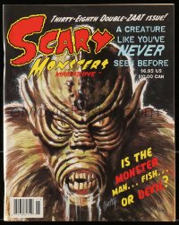 5s532 SCARY MONSTERS MAGAZINE magazine 2001 great monster cover art, 38th double-ZAAT issue!