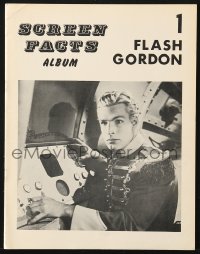 5s537 SCREEN FACTS ALBUM #1 magazine 1970s devoted entirely to Flash Gordon, full-page images!