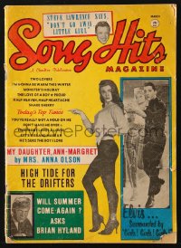 5s559 SONG HITS magazine March 1963 Elvis Presley, Ann-Margret & many top musicians of the day!