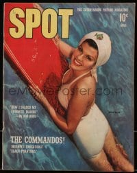 5s573 SPOT magazine April 1942 swimming Sheila Ryan, how Bob Hope snared his favorite blonde!