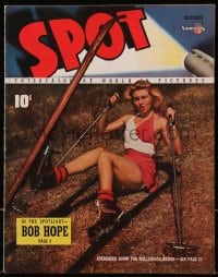 5s568 SPOT vol 1 no 4 magazine December 1940 June Storey, evergreen snow for Hollywood skiers!