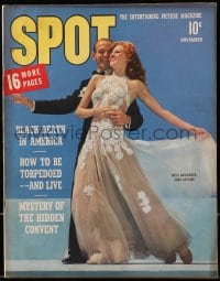 5s575 SPOT magazine November 1942 Rita Hayworth & Fred Astaire in You Were Never Lovelier!