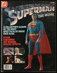 5s587 SUPERMAN magazine 1978 great color images of superhero Christopher Reeve from the movie!