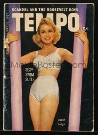 5s590 TEMPO digest magazine May 31, 1954 Janet Leigh cover for Sexy Swim Suits article!