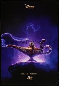 5t023 ALADDIN teaser DS 1sh 2019 Walt Disney, Ritchie, Smith as the Genie, Massoud in title role!