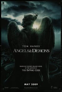 5t046 ANGELS & DEMONS teaser 1sh 2009 from Da Vinci Code author Dan Brown, directed by Ron Howard!
