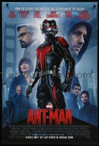 5t050 ANT-MAN int'l advance DS 1sh 2015 Paul Rudd in title role, Douglas, Lilly!