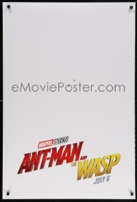 5t053 ANT-MAN & THE WASP teaser DS 1sh 2018 Marvel, Paul Rudd and Evangline Lilly in title roles!