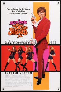 5t061 AUSTIN POWERS: THE SPY WHO SHAGGED ME DS 1sh 1999 Mike Myers, super sexy Heather Graham!