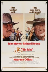 5t108 BIG JAKE 1sh 1971 Richard Boone wanted gold but John Wayne gave him lead instead!