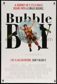 5t151 BUBBLE BOY DS 1sh 2001 great image of Jake Gyllenhaal in plastic bubble!