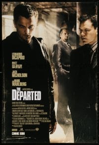 5t254 DEPARTED int'l advance DS 1sh 2006 Scorsese, Leonardo DiCaprio, Matt Damon, Jack Nicholson!
