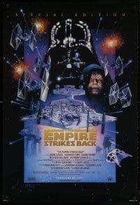 5t287 EMPIRE STRIKES BACK style C advance DS 1sh R1997 they're back on the big screen!