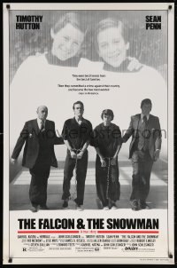 5t302 FALCON & THE SNOWMAN 1sh 1985 Sean Penn, Timothy Hutton, John Schlesigner directed!