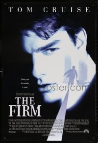 5t318 FIRM int'l DS 1sh 1993 Tom Cruise on the run, Sydney Pollack directed, evil loves ambition!