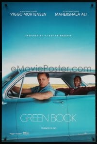 5t372 GREEN BOOK teaser DS 1sh 2018 Viggo Mortensen, Mahershala Ali, inspired by a true friendship!