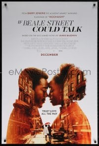 5t433 IF BEALE STREET COULD TALK advance DS 1sh 2018 romantic Kiki Layne and Stephan James!