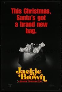 5t467 JACKIE BROWN teaser 1sh 1997 Quentin Tarantino, Santa's got a brand new bag!