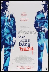 5t494 KISS KISS BANG BANG int'l DS 1sh 2005 Robert Downey Jr., Val Kilmer, Michelle Monaghan!