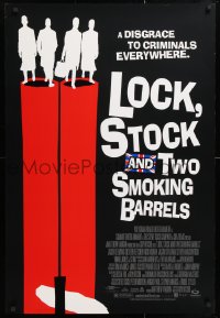 5t528 LOCK, STOCK & TWO SMOKING BARRELS DS 1sh 1998 Guy Ritchie English crime comedy, great art!