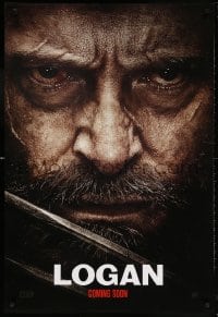5t532 LOGAN style D int'l teaser DS 1sh 2017 Jackman in the title role as Wolverine, claws out!